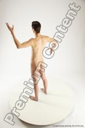 Nude Man White Standing poses - ALL Athletic Short Brown Standing poses - simple Multi angles poses Realistic